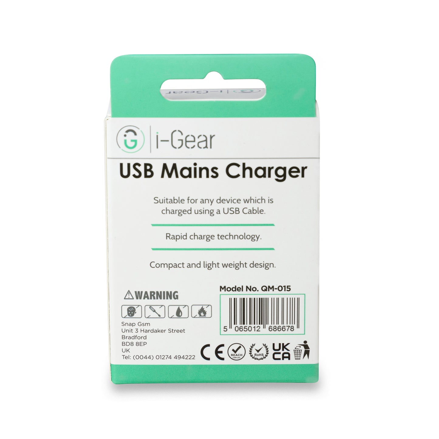 USB Mains charger